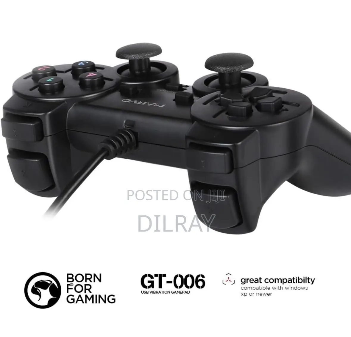 Marvo USB Vibration Gamepad for PC
