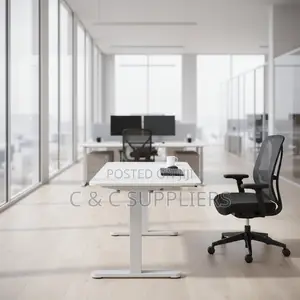1.2M Electric Smart Work Desk – White