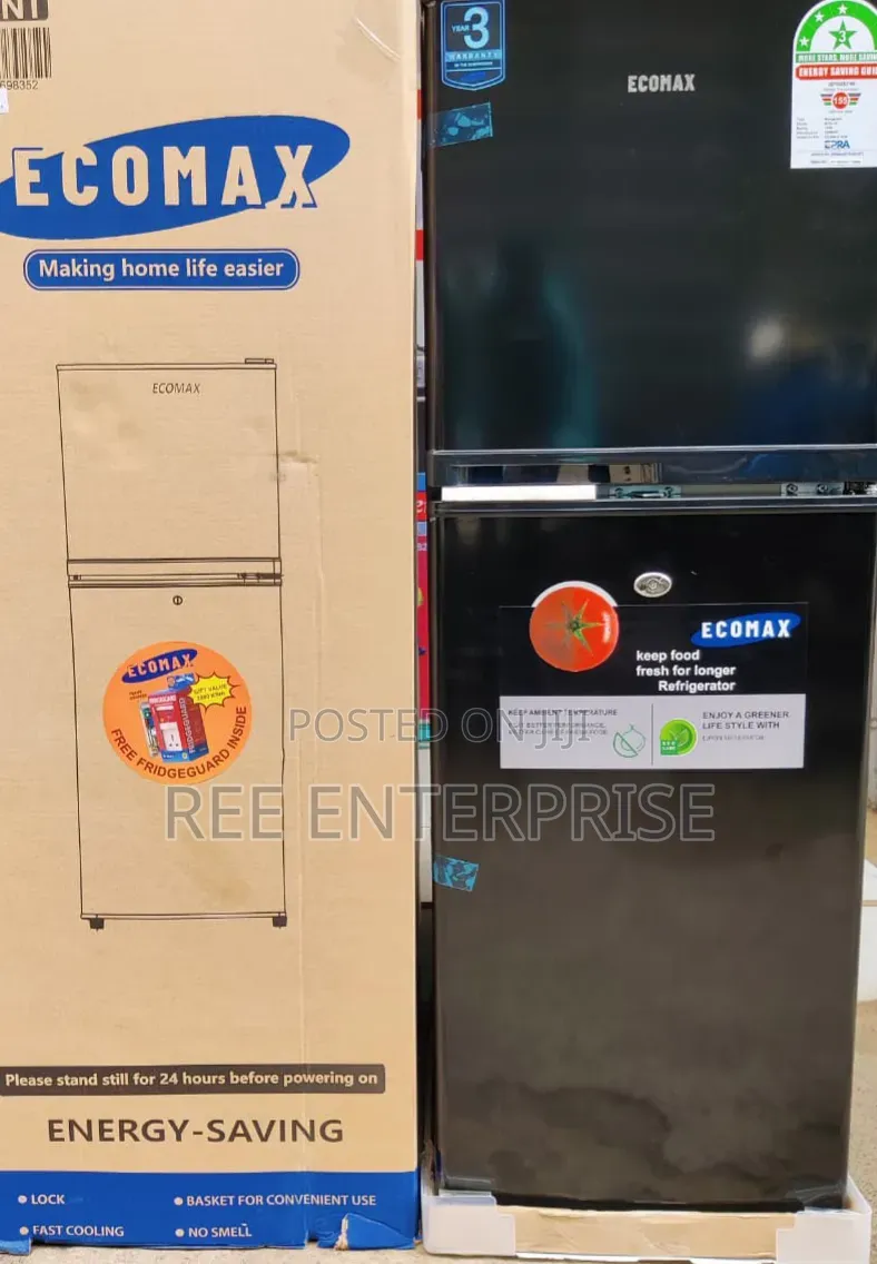 *Ecomax Fridge 138L 3⭐ 
*Restocked*🥳🥳