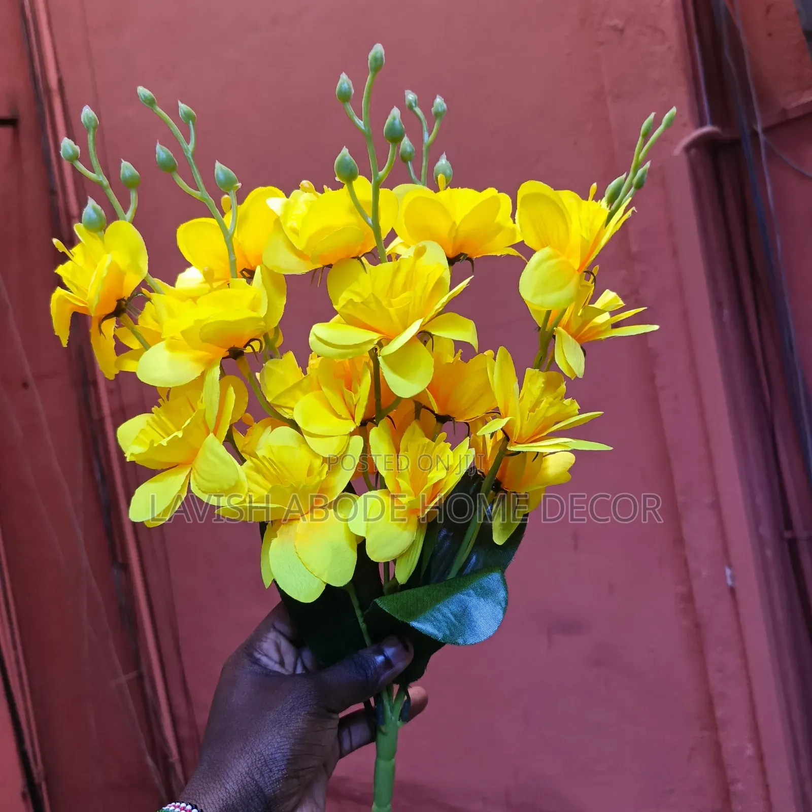 Bright Yellow Artificial Flowers – Home & Event Décor