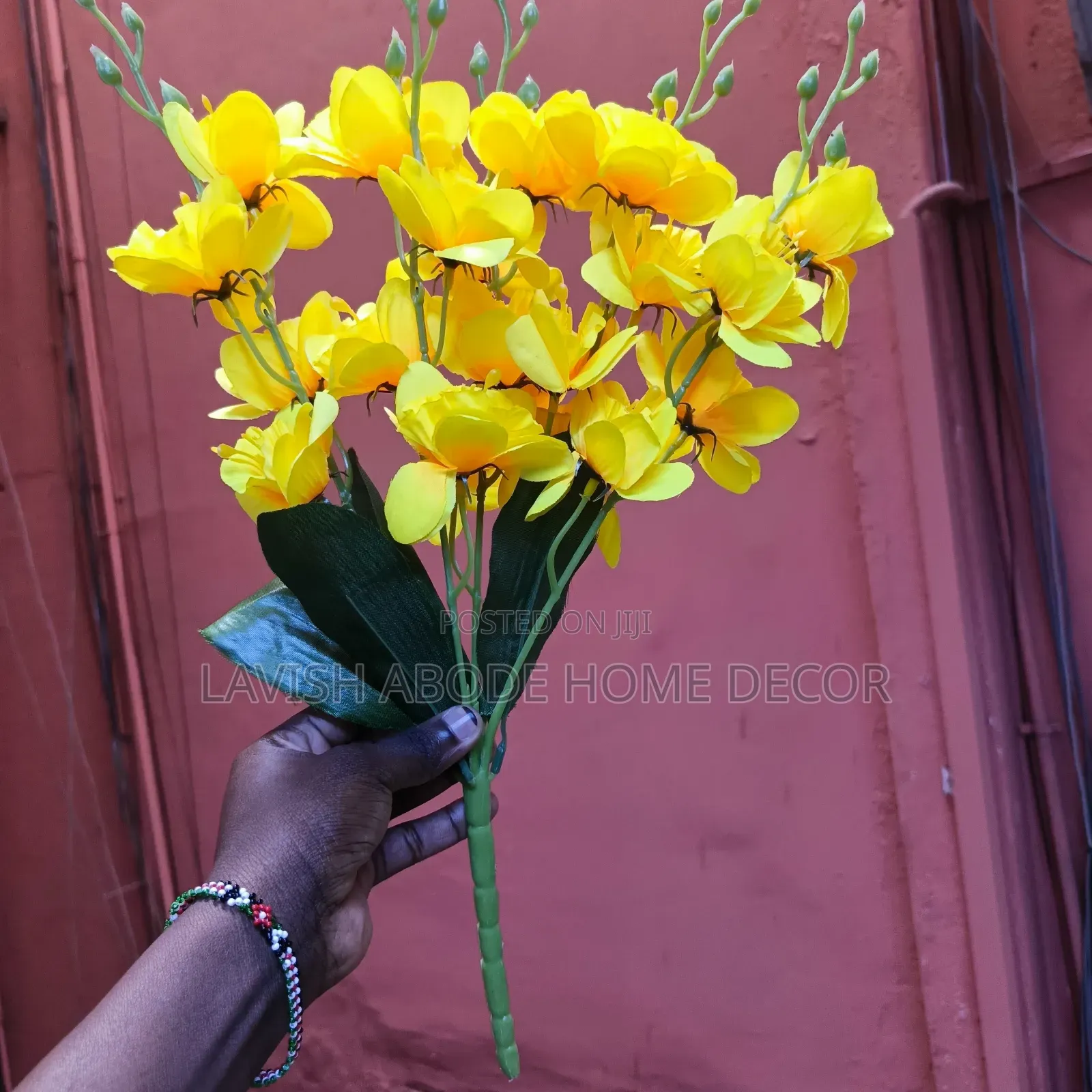 Bright Yellow Artificial Flowers – Home & Event Décor