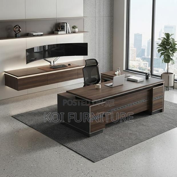 Office Desk; 180cm Executive Modernized Style Office Desk