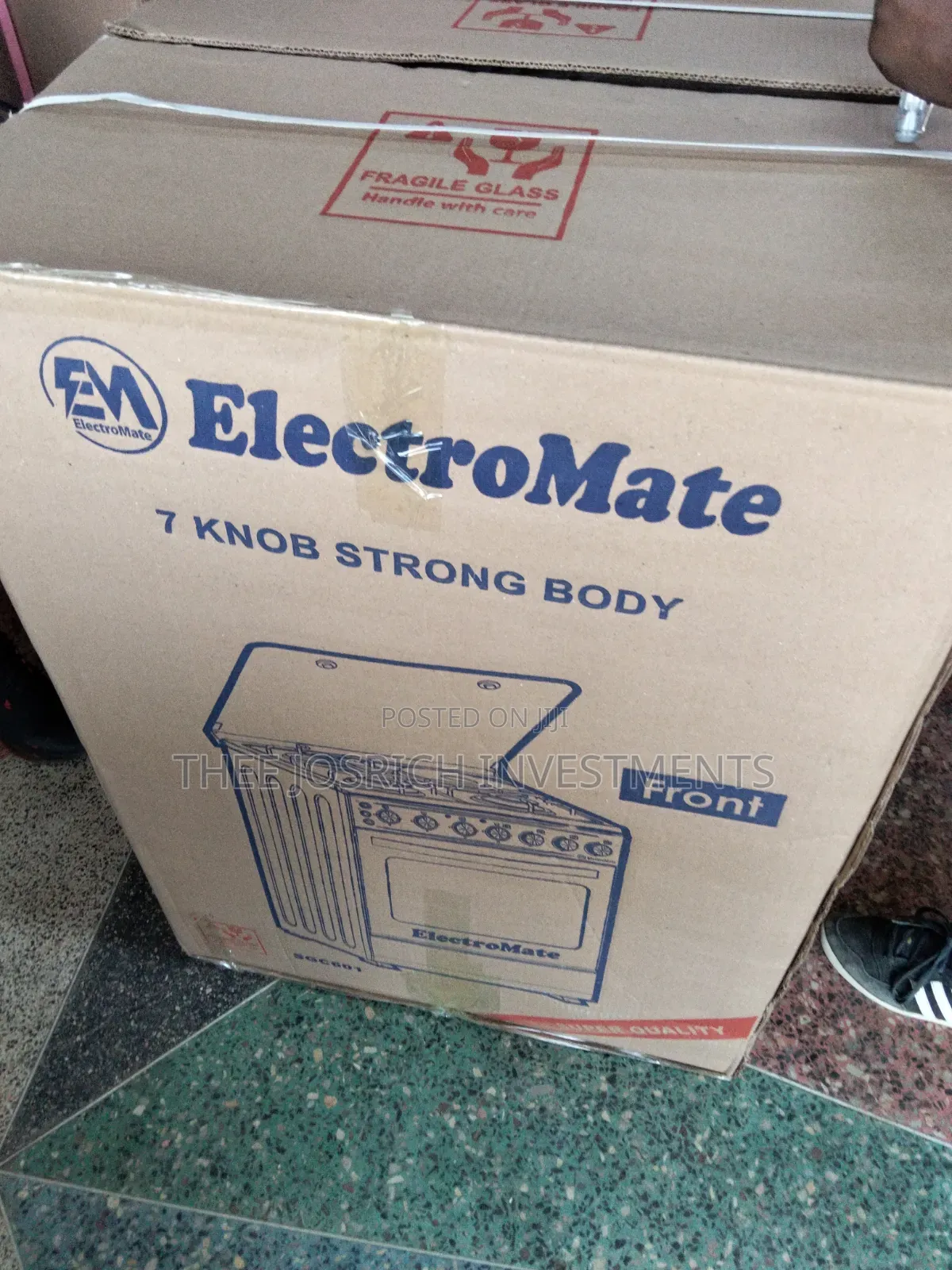 Electromate 4 Burner Cooker 3+1 Size 60*60 With Electric Oven