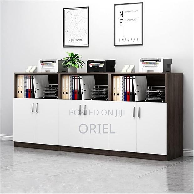 Office Credenza : 6-Door Home Office File Cabinet Storage Credenza