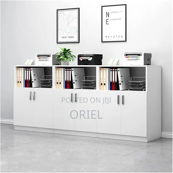Office Credenza : 6-Door Home Office File Cabinet Storage Credenza