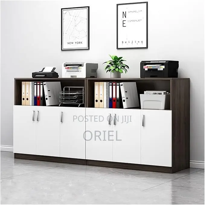 Office Credenza : 6-Door Home Office File Cabinet Storage Credenza