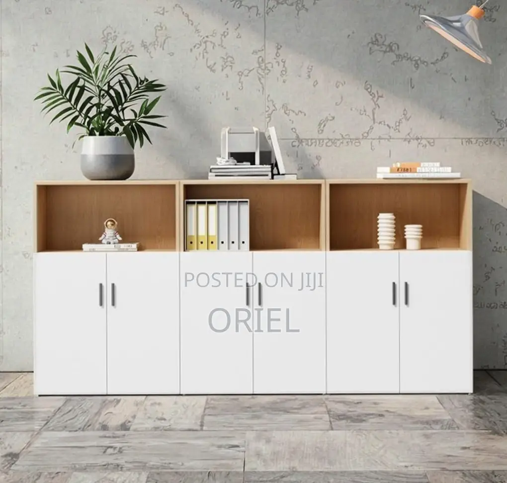 Office Credenza : 6-Door Home Office File Cabinet Storage Credenza