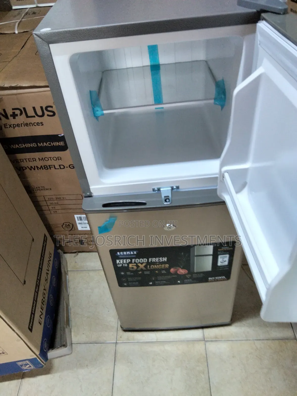 Ecomax 138 Litres Double Door Refrigerator