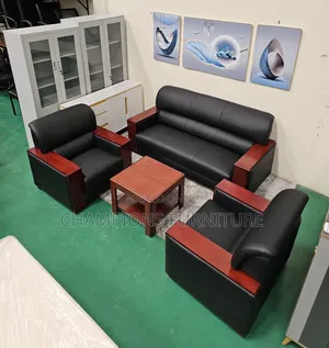 Executive Leather 5-Seater Sofa Suite