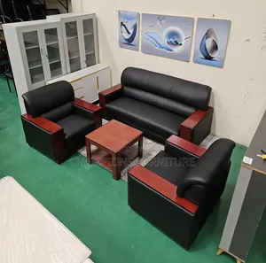 Executive Leather 5-Seater Sofa Suite