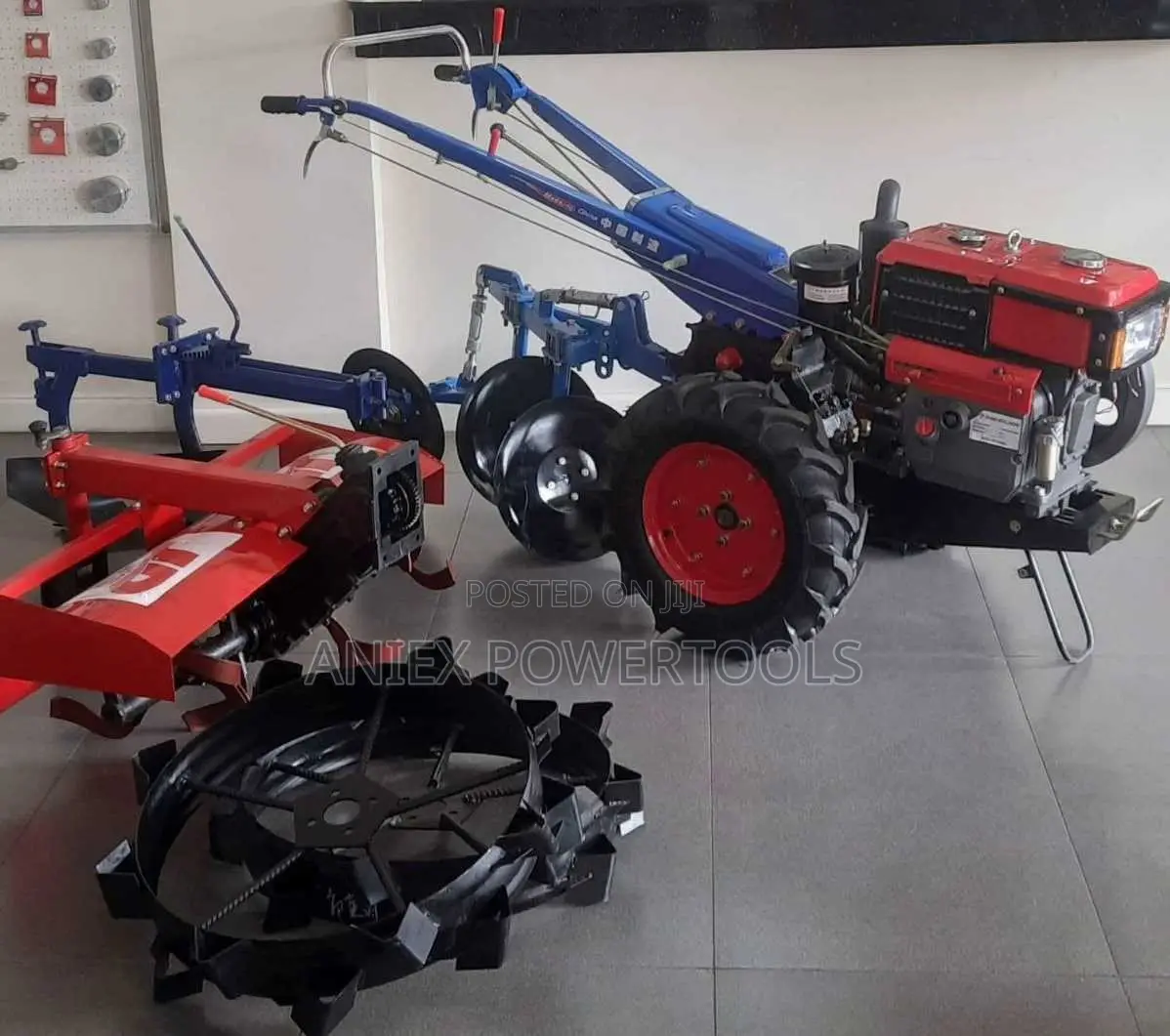 Jd10l Jiadi Walking Diesel Tractor 10hp With Implements