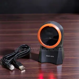 Value Prices 1D 2D Desktop Round Table Mount Barcode Scanner Readers