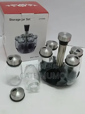 7 In1 Kitchen Rotating Spice Bottle Set