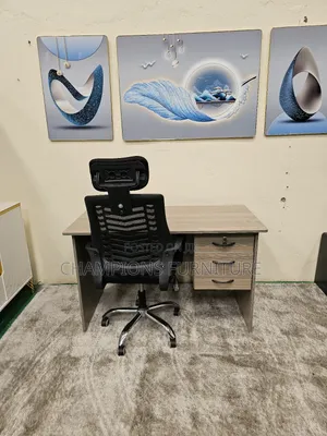 1.4M Compact Oak Office Desk