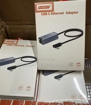 AIRSKY USB C to Ethernet Adapter Type C to RJ45 LAN Adapter 1000Mbps