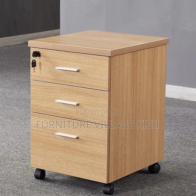 Office Cabinet; 3-Drawer Pedestral Storage Cabinet.