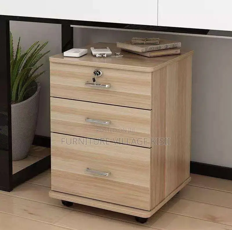 Office Cabinet; 3-Drawer Pedestral Storage Cabinet.