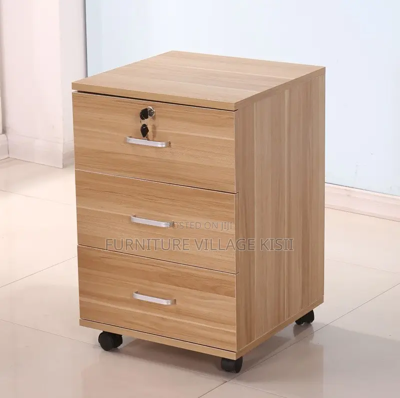 Office Cabinet; 3-Drawer Pedestral Storage Cabinet.