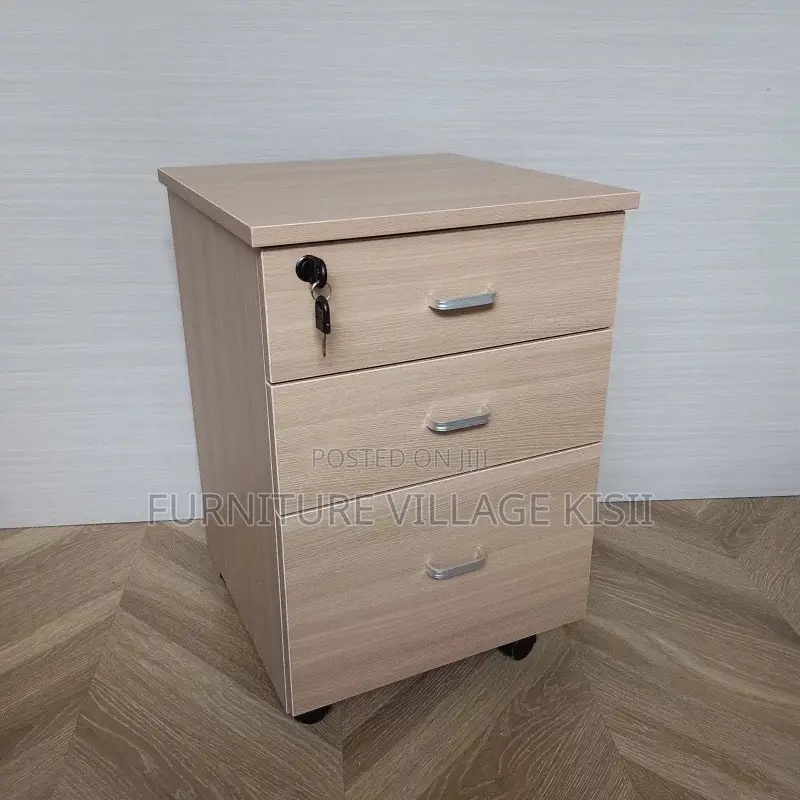 Office Cabinet; 3-Drawer Pedestral Storage Cabinet.