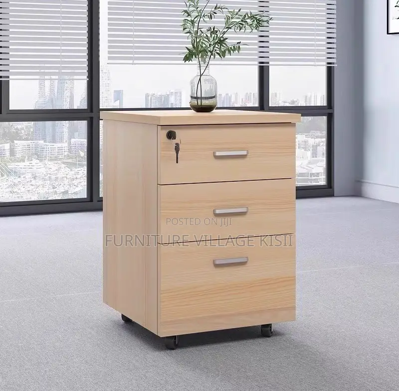 Office Cabinet; 3-Drawer Pedestral Storage Cabinet.