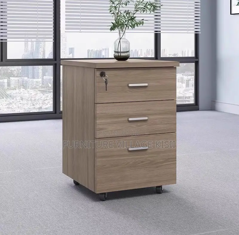 Office Cabinet; 3-Drawer Pedestral Storage Cabinet.