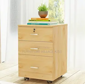 Office Cabinet; 3-Drawer Pedestral Storage Cabinet.