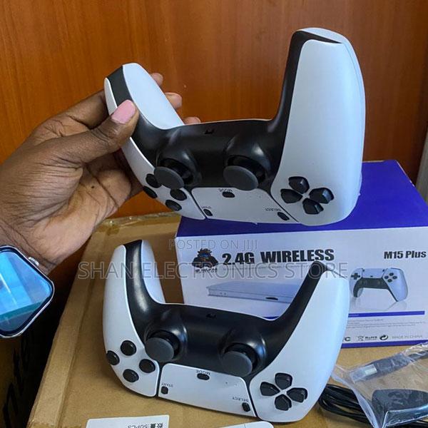 White 4K HDMI 2.4GM15 Plus Retro Video Game Console Controllers