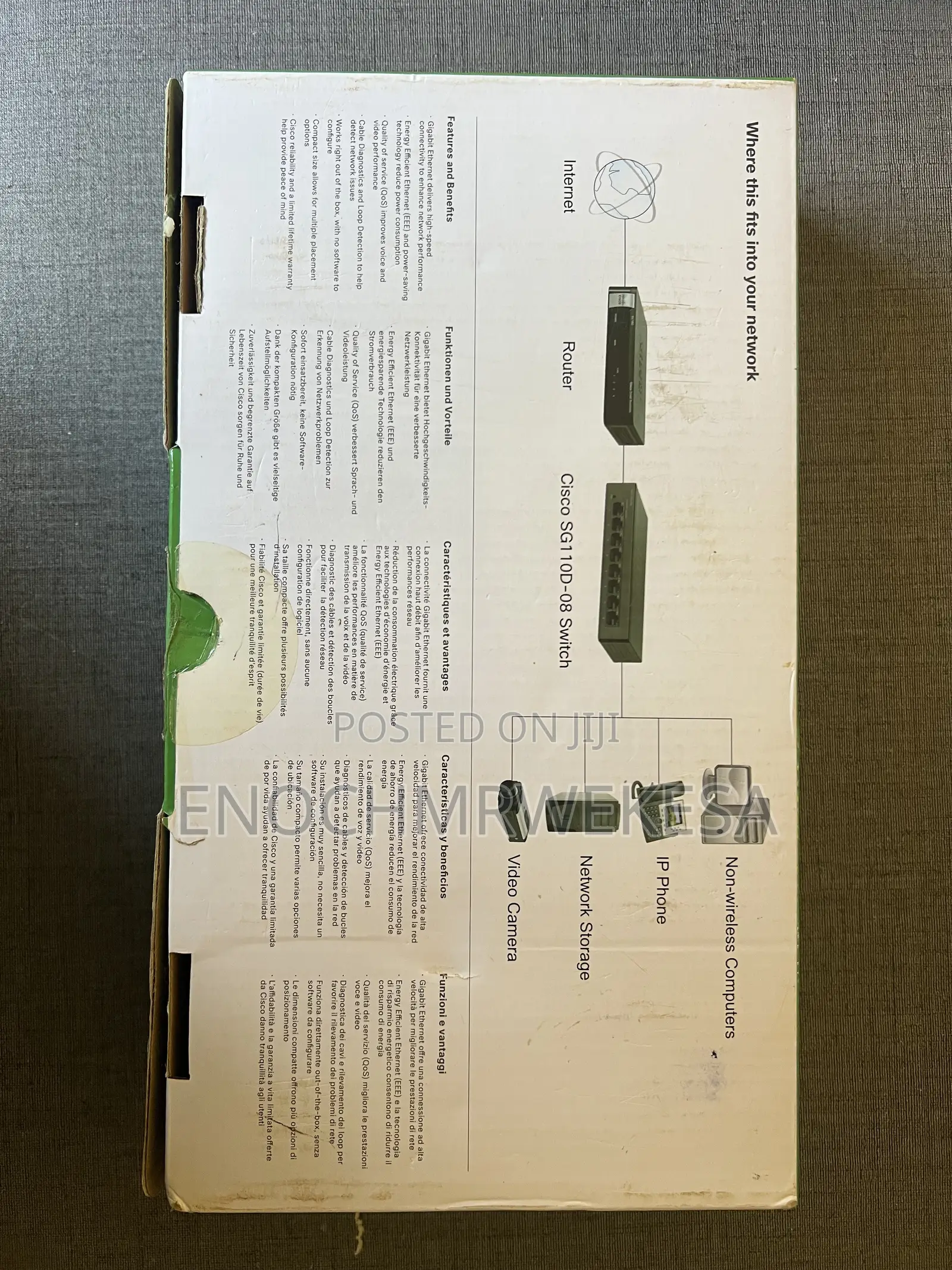 Cisco 8 Port Gigabit Desktop Switch