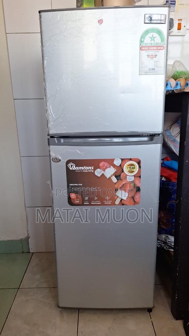 Energy-Saving Ramtons 128L Double-Door Fridge – Low Tokens!