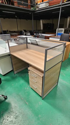 Brown Citadel Single Office Workstation
