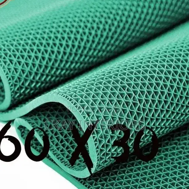 Perforated Blue and Green PVC Protection for Every Space