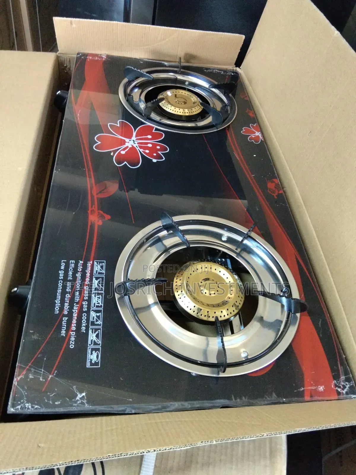 Electromate 2 Burner Table Cooker With Glass Top