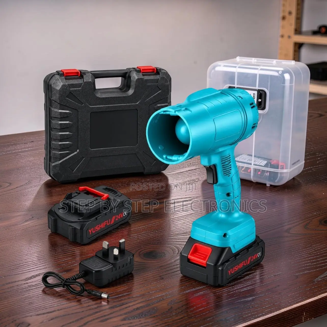 Powerful Motor 24V Cordless Rechargeable Air Blower for Dust
