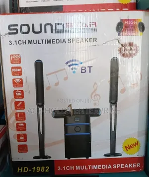 Sound Star HD-1982 3.1CH Multimedia Speaker System – Powerful Sound