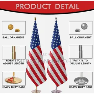 Executive Display Flags With Flag Poles