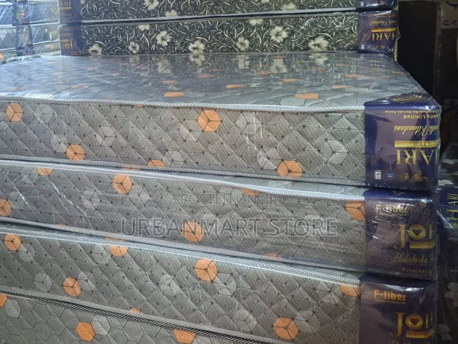 Johari Fibre Mattress 5×6 10 Inch Quilted Non-Sinking