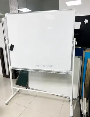 Corporate 4x3ft Whiteboard With Wheeled Stand–Built for Modern Offices