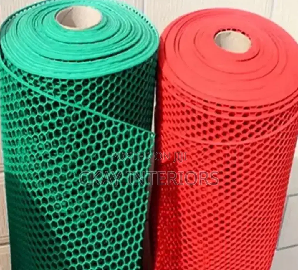 Better Grip Behind Busy Counters Perforated PVC Mats