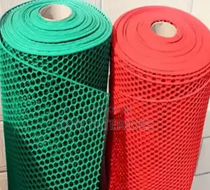Better Grip Behind Busy Counters Perforated PVC Mats