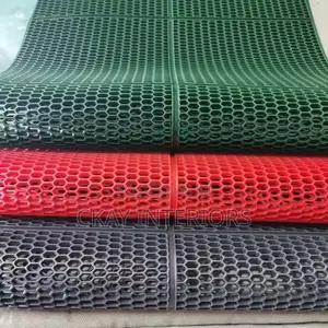 Better Grip Behind Busy Counters Perforated PVC Mats