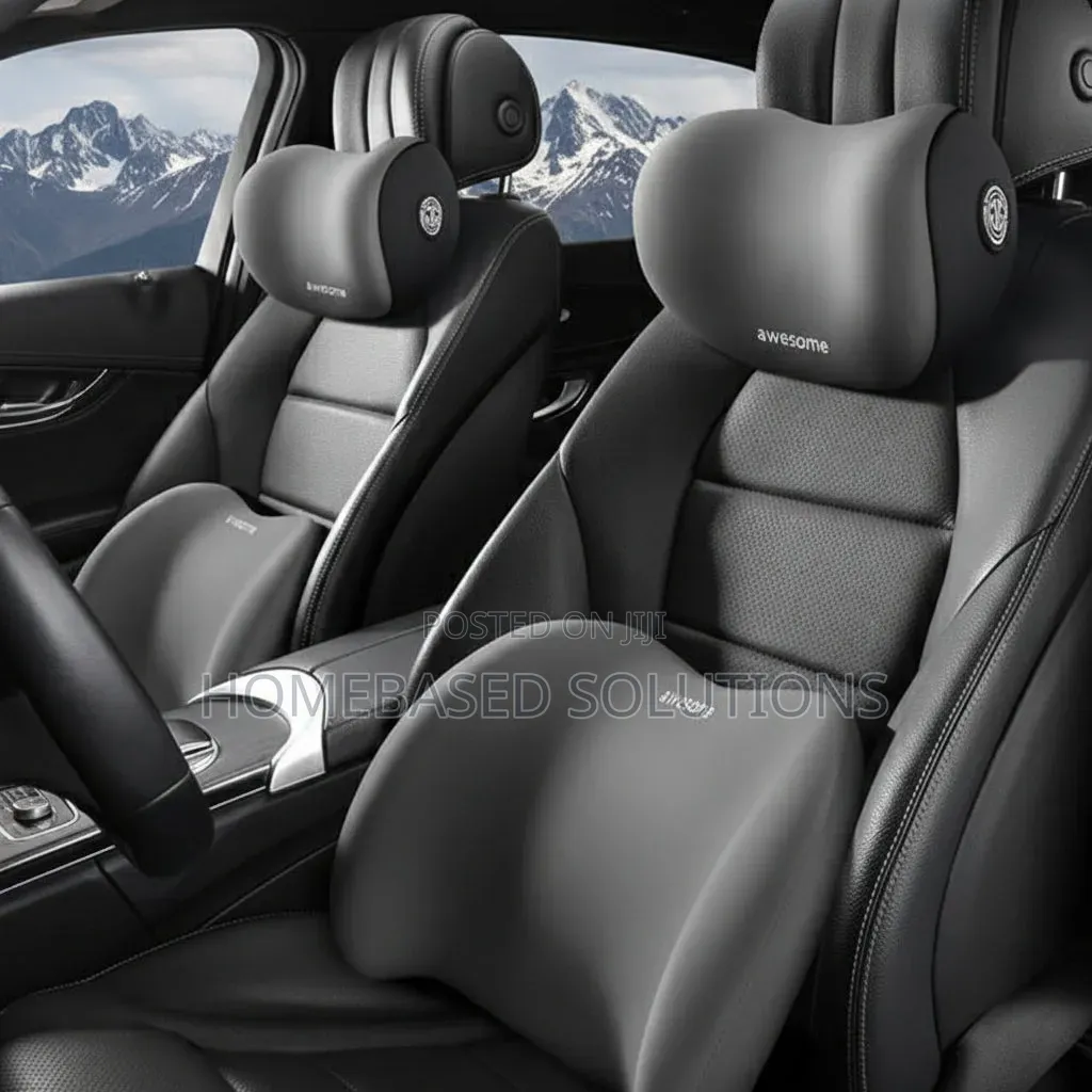 Memory Foam Car Headrest and Back Support