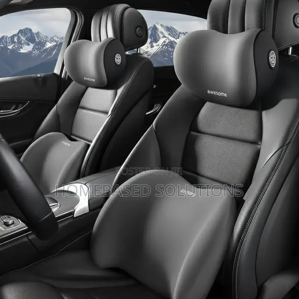 Memory Foam Car Headrest and Back Support