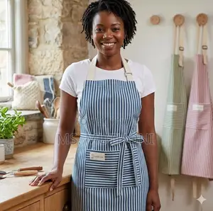 Stripes Cotton Linen Aprons