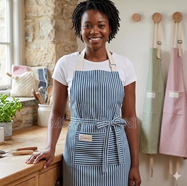 Stripes Cotton Linen Aprons
