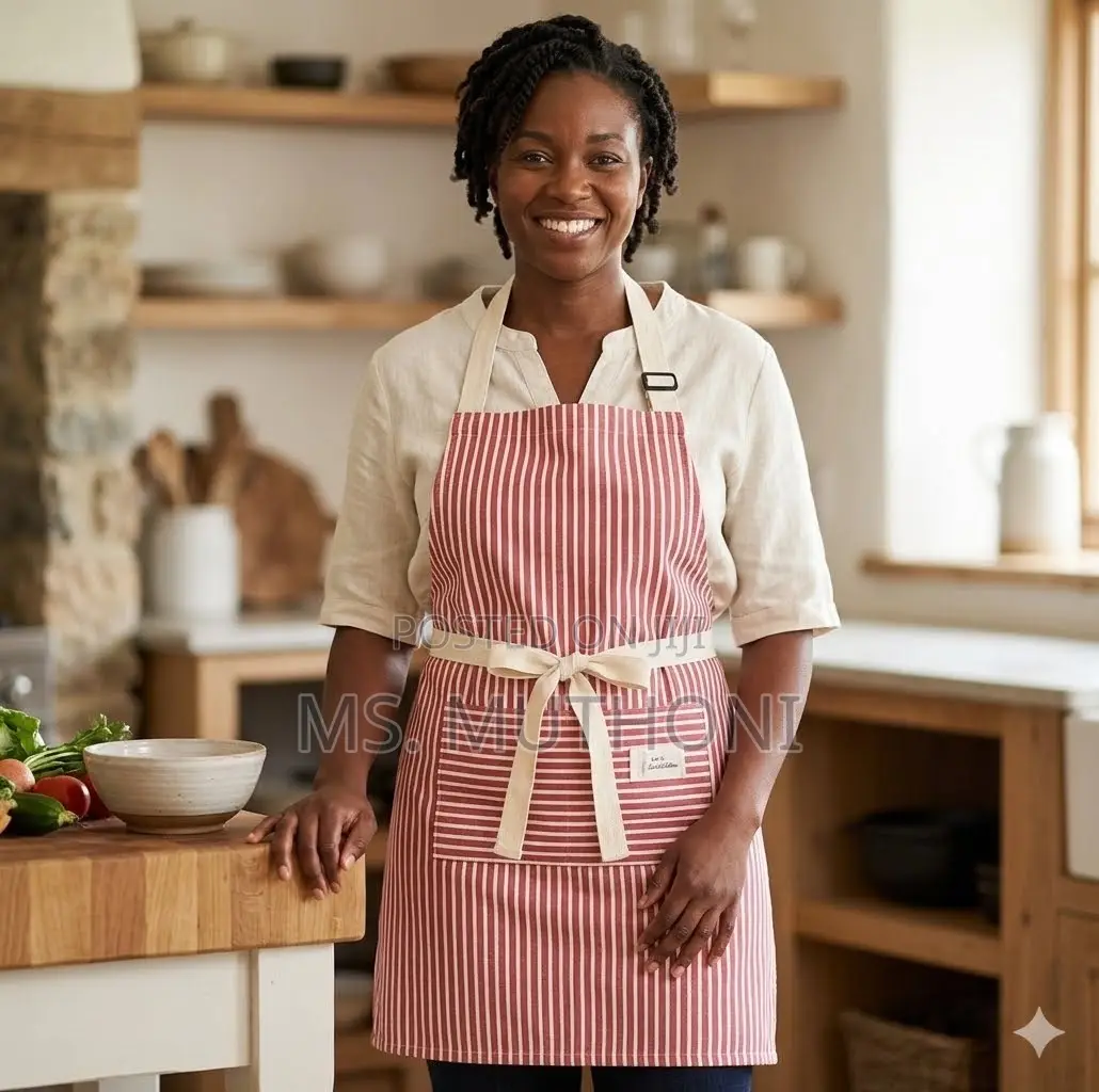 Stripes Cotton Linen Aprons