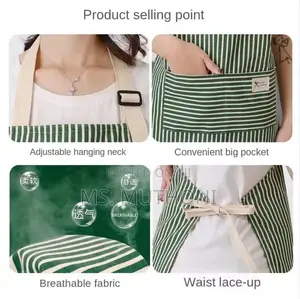 Stripes Cotton Linen Aprons