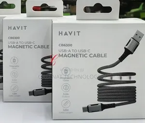 Havit CB6300 USB-A to Type-C Magnetic Cable - 3.0A Fast Charging 1M