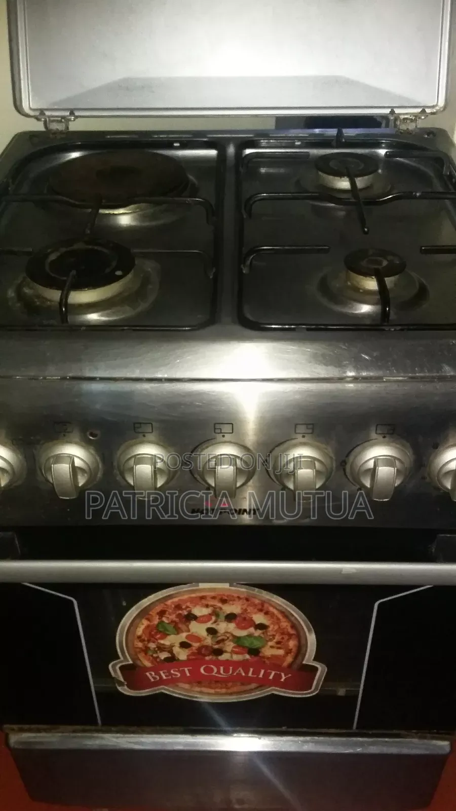 Hotpoint Cooker 3gas + 1electric 60by60cm