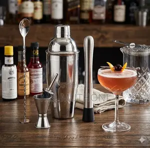 Professional 750ml Bartender Kit With Cylinder Case
