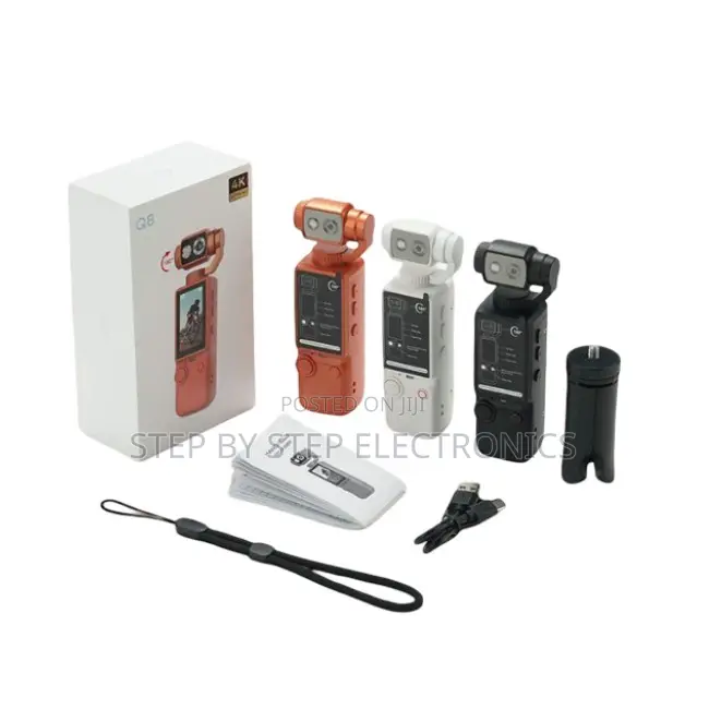 Sharp Images Q6,Q7,Q8 Rotating Video Recording Action Cameras